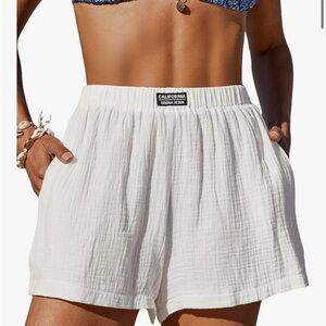 NWT Cupshe High Rise Cotton Shorts